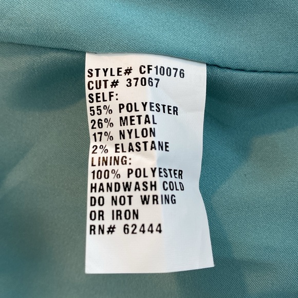 Nicole Miller Motion Blur Metallic Midi Dress, Size 2 - Picture 13 of 17